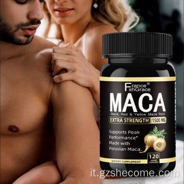 Supplemento MACA organico Migliora le capsule di radice di resistenza Maca